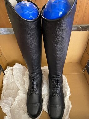 Women's Black Belmont Tall Field Riding Boots